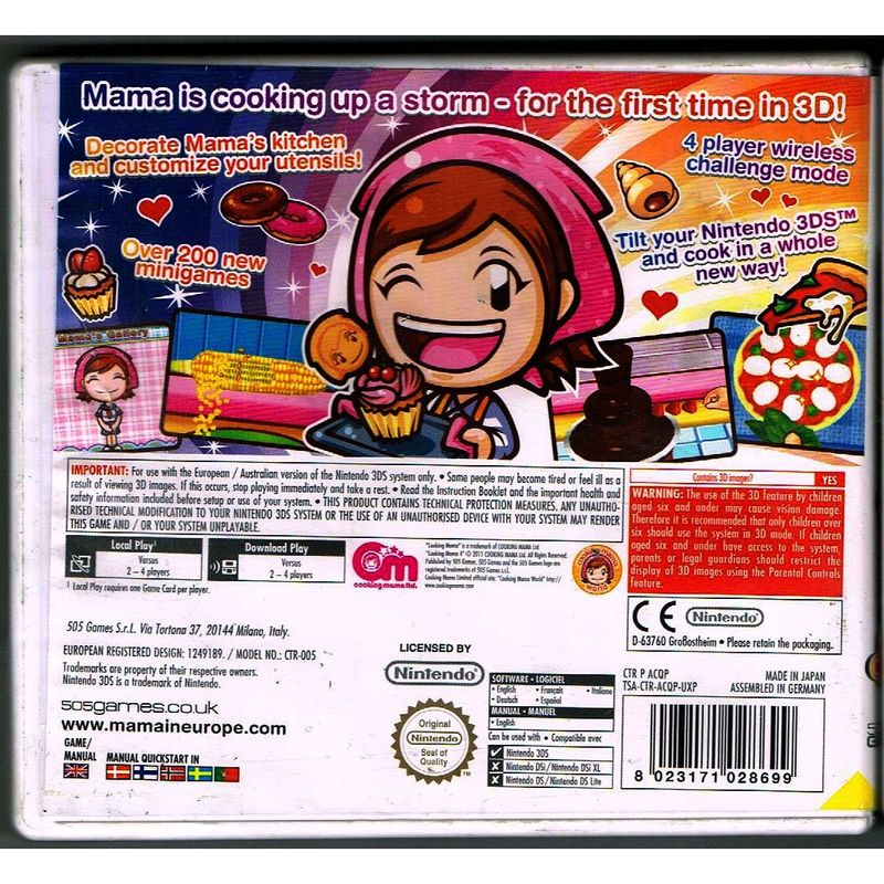 COOKING MAMA 4 3DS