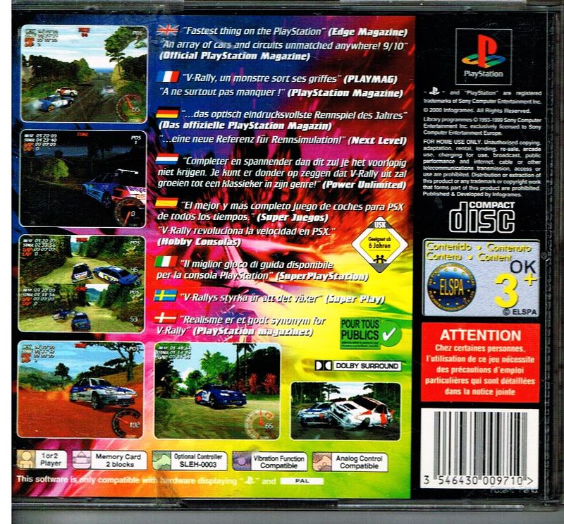 V-RALLY PS1