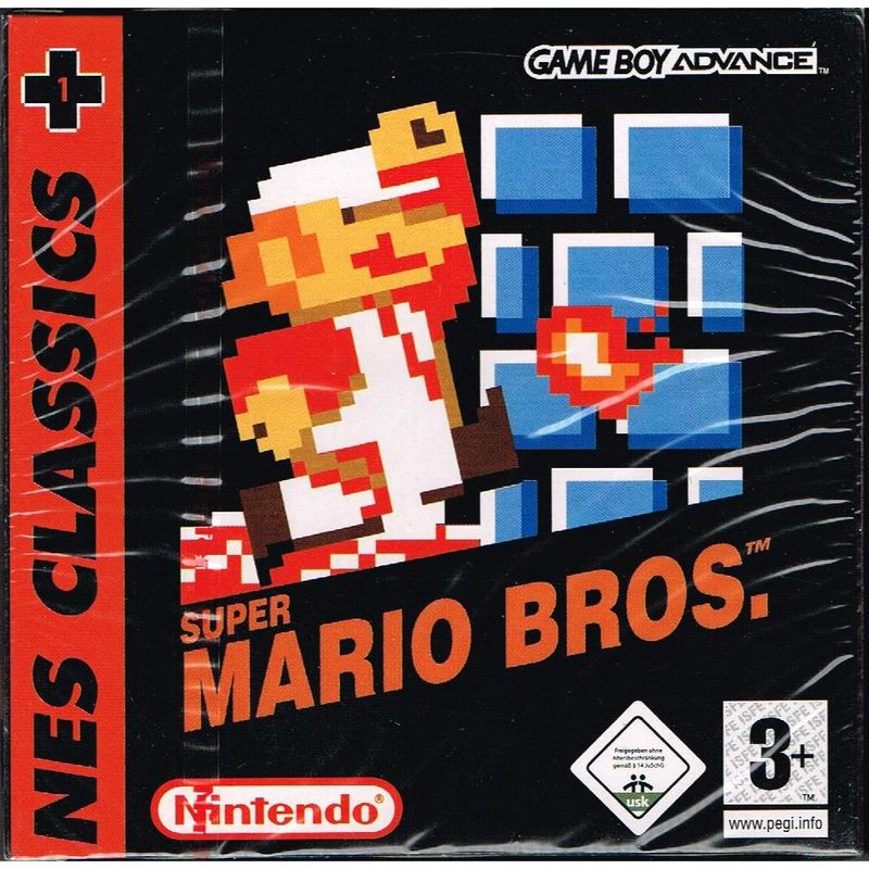 SUPER MARIO BROS NES CLASSICS GBA NYTT