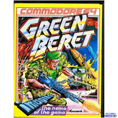 GREEN BERET C64 KASSETT