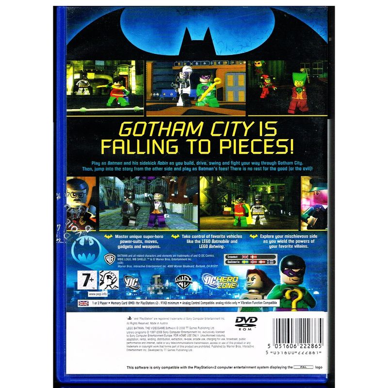 LEGO BATMAN THE VIDEOGAME PS2