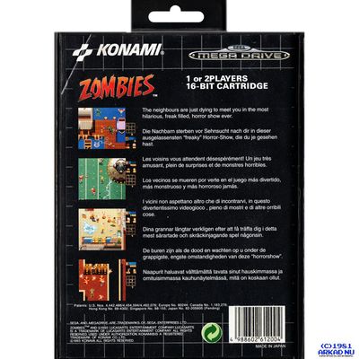 ZOMBIES MEGADRIVE