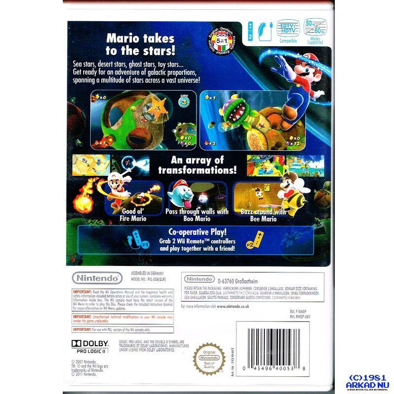 SUPER MARIO GALAXY WII