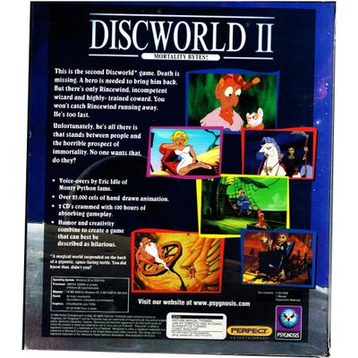 DISCWORLD II MORTALITY BYTES PC BIGBOX