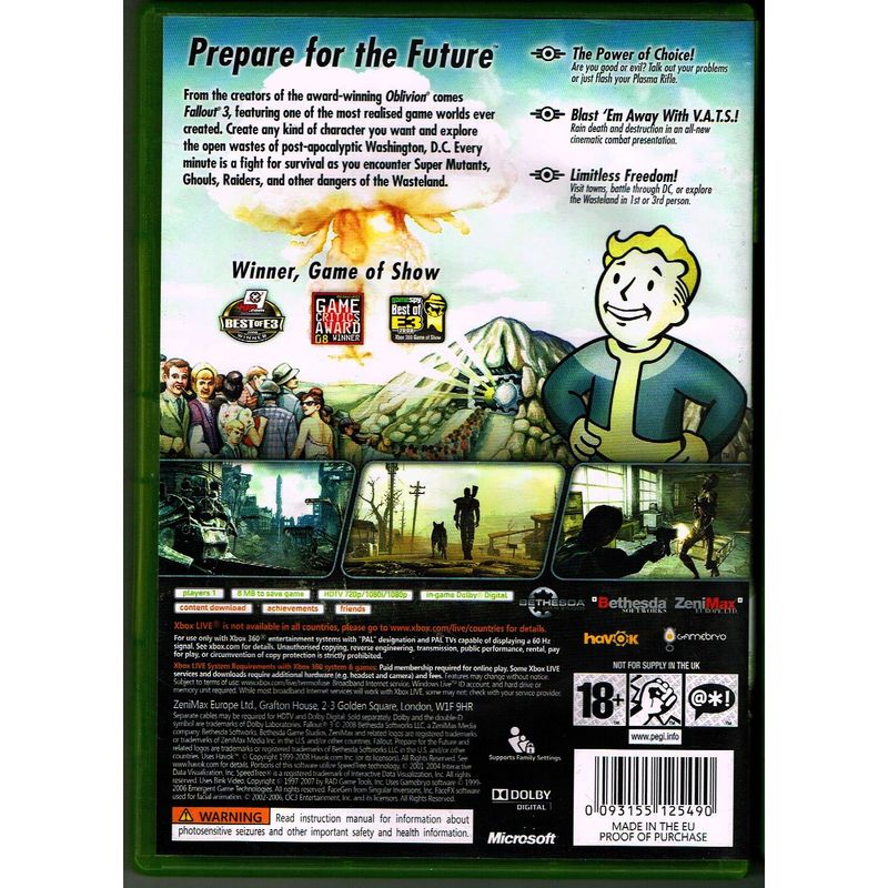 FALLOUT 3 XBOX 360