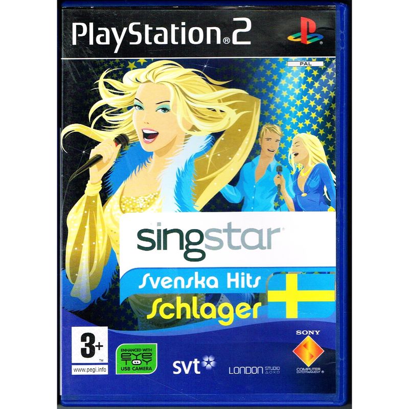 SINGSTAR SVENSKA HITS SCHLAGER PS2