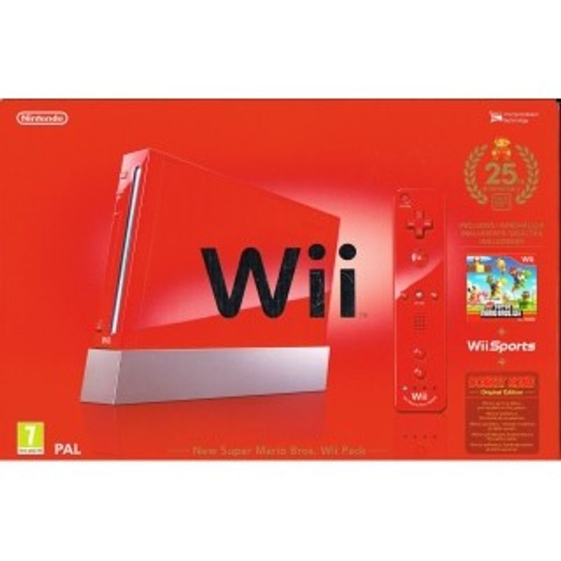 NINTENDO WII NEW SUPER MARIO BROS 25TH ANNIVERSARY EDITION