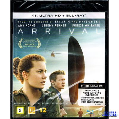 ARRIVAL 4K ULTRA HD + BLU-RAY