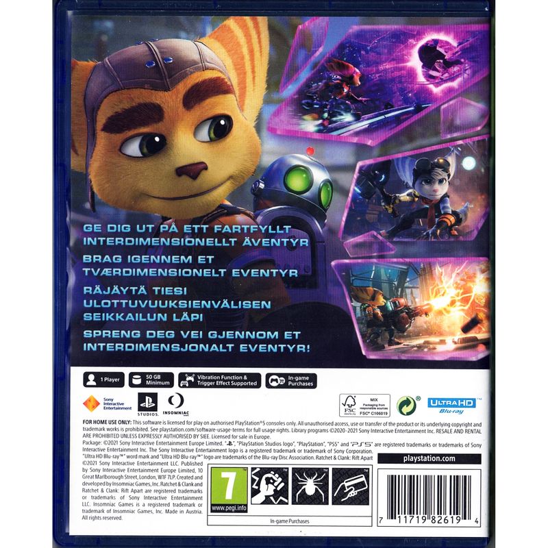 RATCHET & CLANK RIFT APART PS5