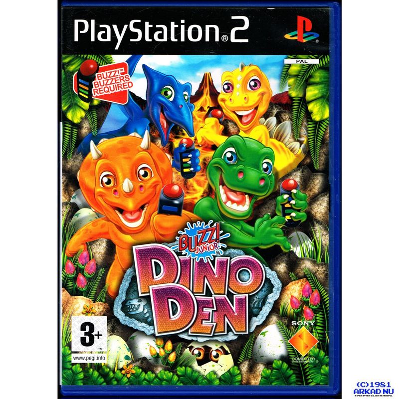 BUZZ JUNIOR DINO DEN PS2