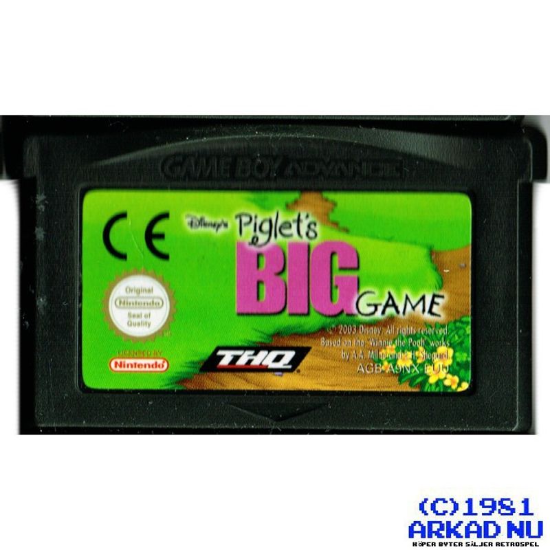 PIGLETS BIG GAME GBA