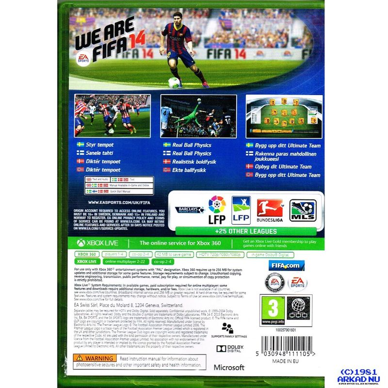 FIFA 14 XBOX 360