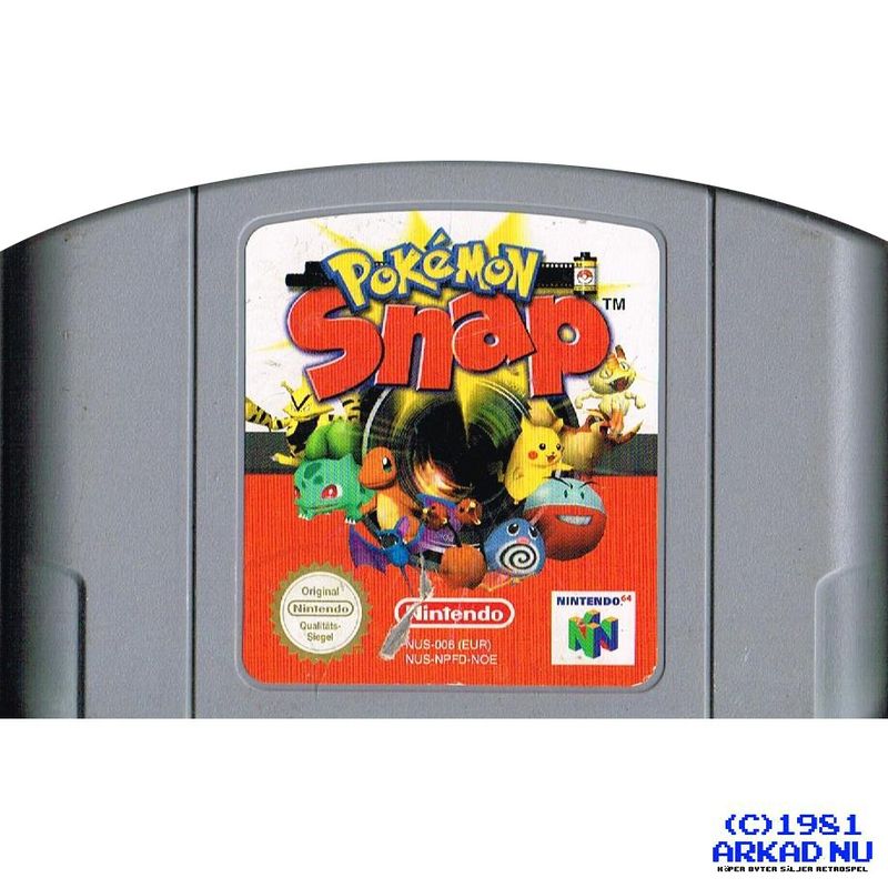 POKEMON SNAP N64 TYSK