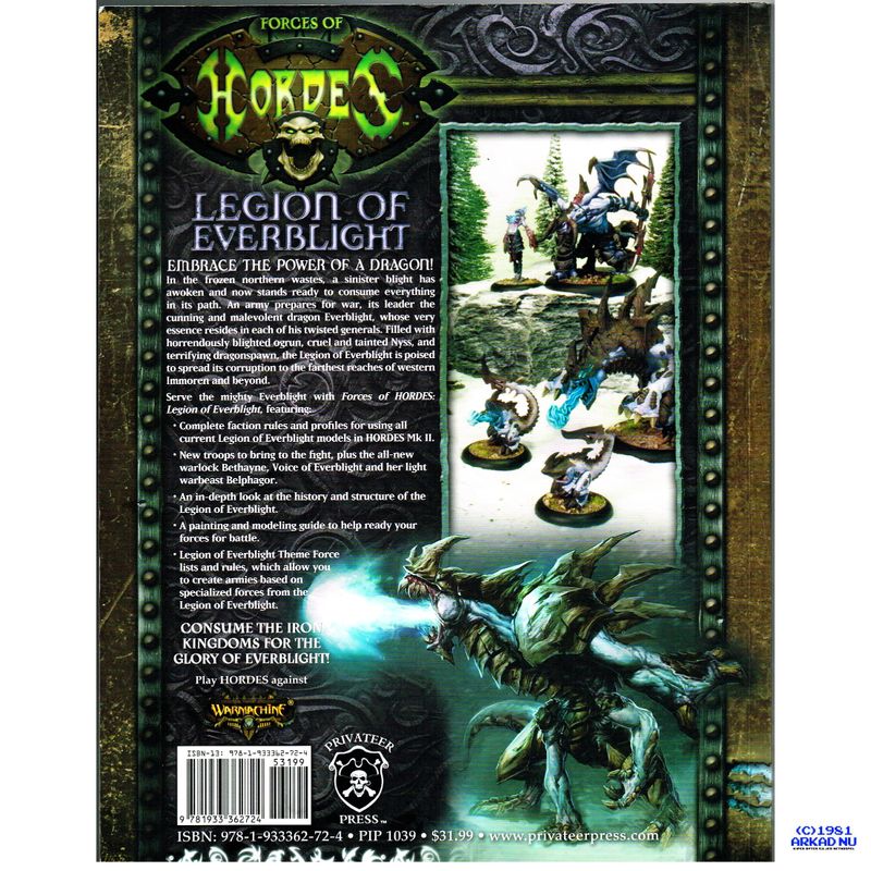 FORCES OF HORDES LEGION OF EVERBLIGHT