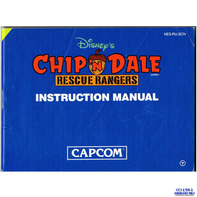 CHIP N DALE RESCUE RANGERS NES SCN