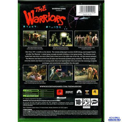 THE WARRIORS XBOX