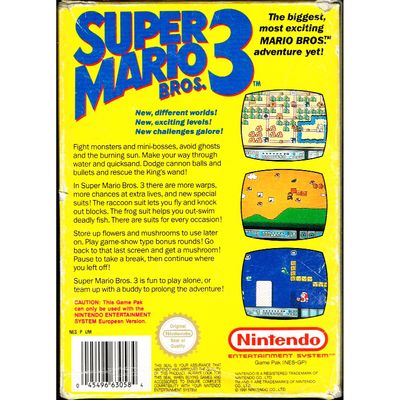 SUPER MARIO BROS 3 NES SCN