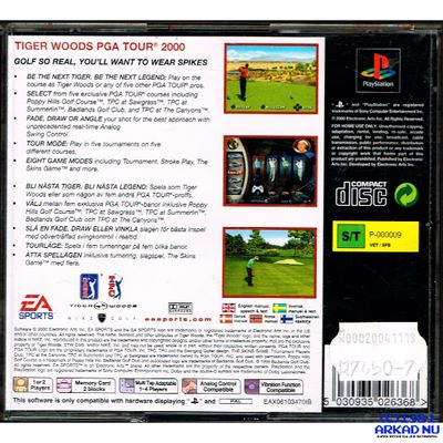 TIGER WOODS PGA TOUR 2000 PS1