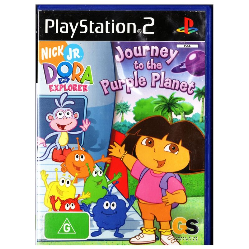 DORA THE EXPLORER JOURNEY TO THE PURPLE PLANET PS2