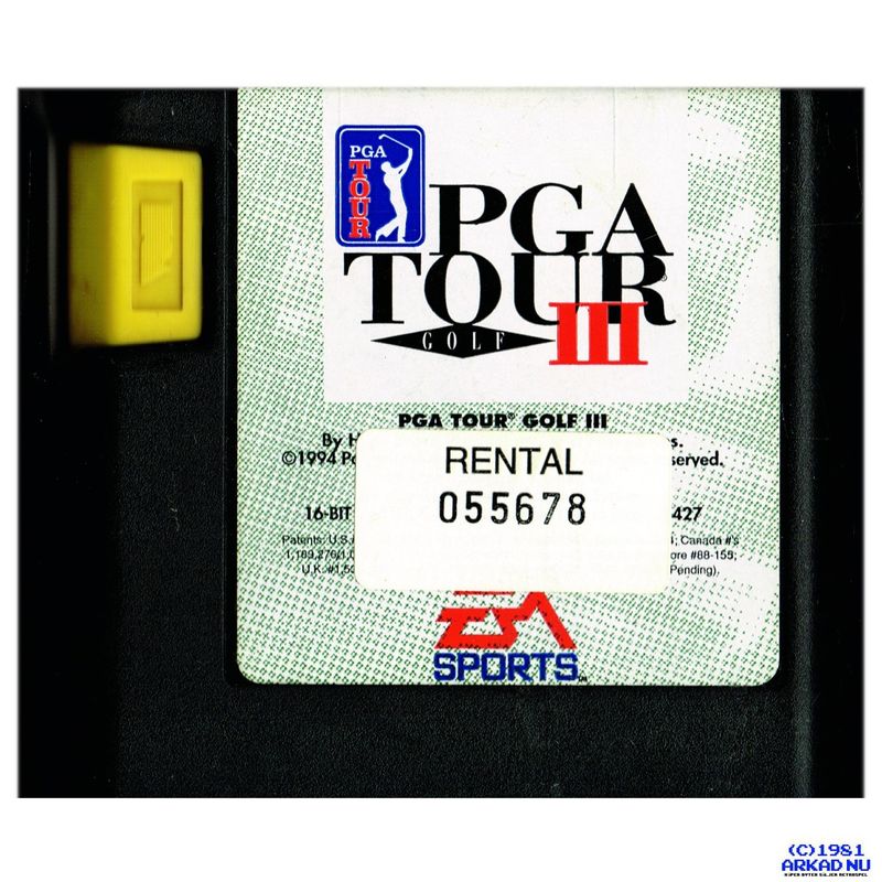 PGA TOUR GOLF III MEGADRIVE RENTAL