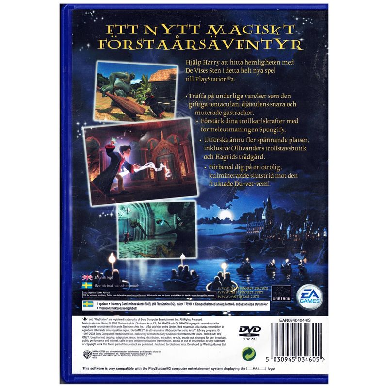 HARRY POTTER OCH DE VISES STEN PS2