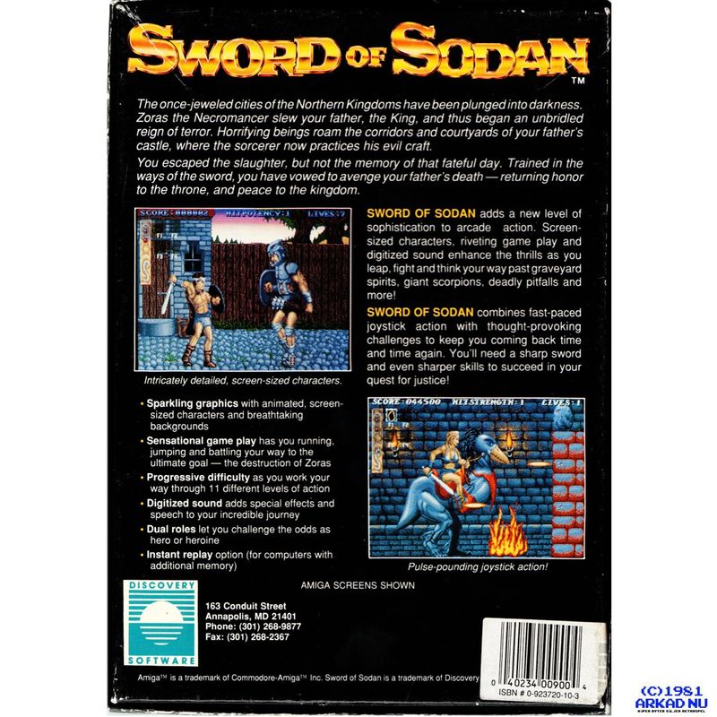 SWORD OF SODAN AMIGA