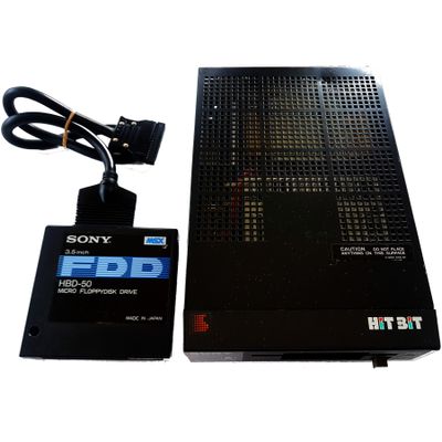 SONY HIT BIT MSX HB-75P MED 3.5" DISK DRIVE