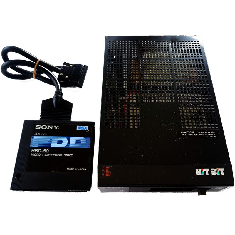 SONY HIT BIT MSX HB-75P MED 3.5" DISK DRIVE