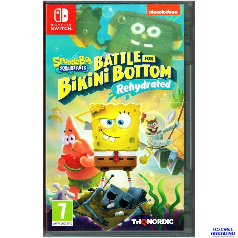 SPONGEBOB SQUAREPANTS BATTLE FOR THE BIKINI BOTTOM REHYDRATED SWITCH