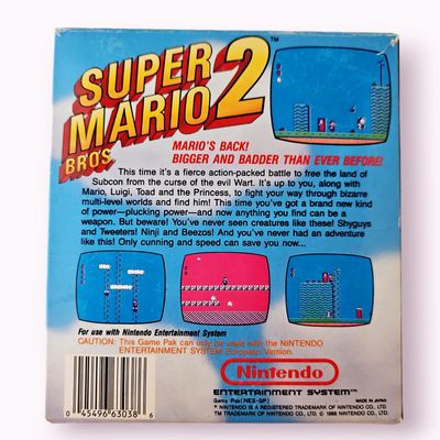 SUPER MARIO BROS 2 NES SCN