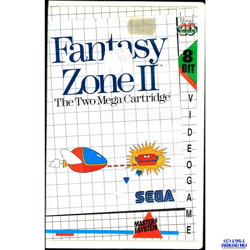 FANTASY ZONE II MASTERSYSTEM HYRUTGÅVA