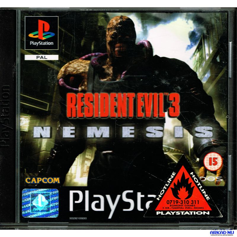 RESIDENT EVIL 3 NEMESIS PS1