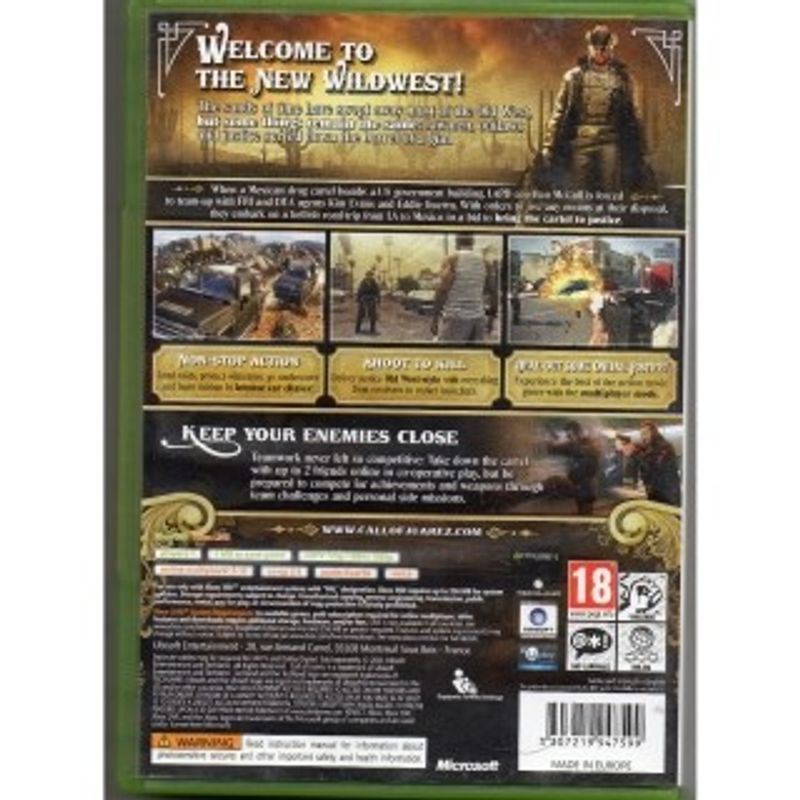 CALL OF JUAREZ THE CARTEL XBOX 360