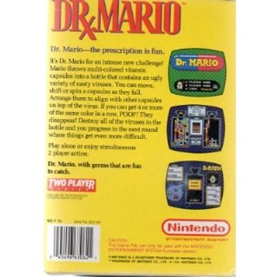 DR MARIO NES SCN