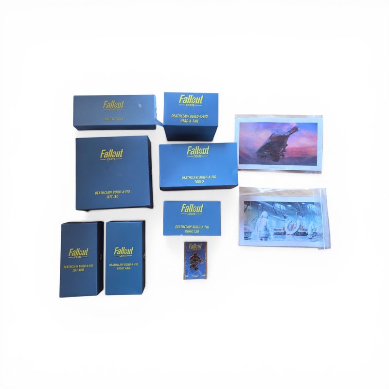 FALLOUT BUILD-A-FIGURE DEATHCLAW LOOTCRATE KOMPLETT