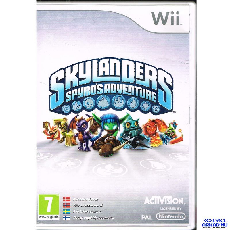 SKYLANDERS SPYROS ADVENTURE WII