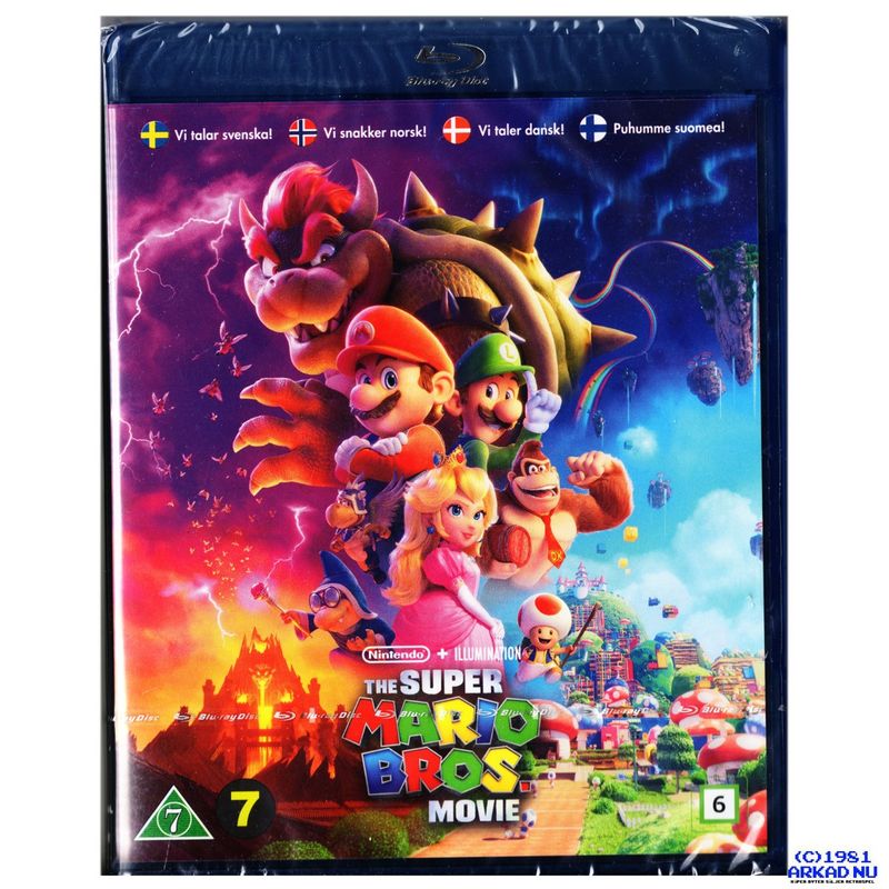 SUPER MARIO BROS MOVIE BLU-RAY