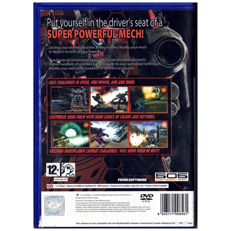 ARMORED CORE NINE BREAKER PS2