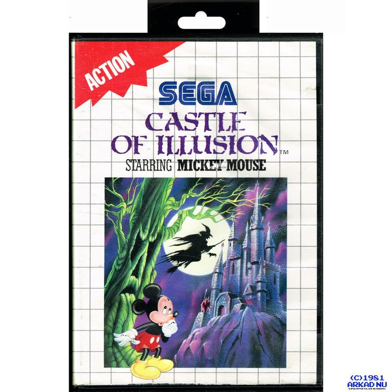 CASTLE OF ILLUSION STARRING MICKEY MOUSE MASTERSYSTEM