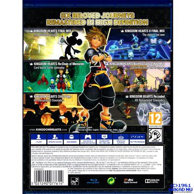 KINGDOM HEARTS HD 1.5 + 2.5 REMIX PS4