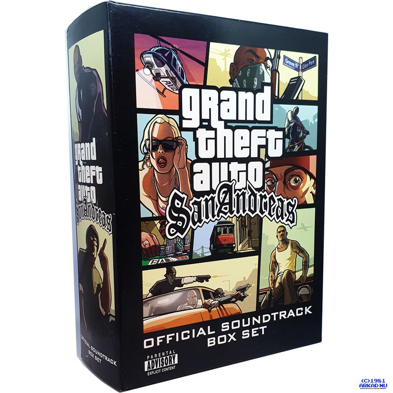 GRAND THEFT AUTO SAN ANDREAS OFFICIAL SOUNDTRACK BOX SET