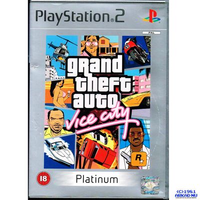 GRAND THEFT AUTO VICE CITY PS2 PLATINUM