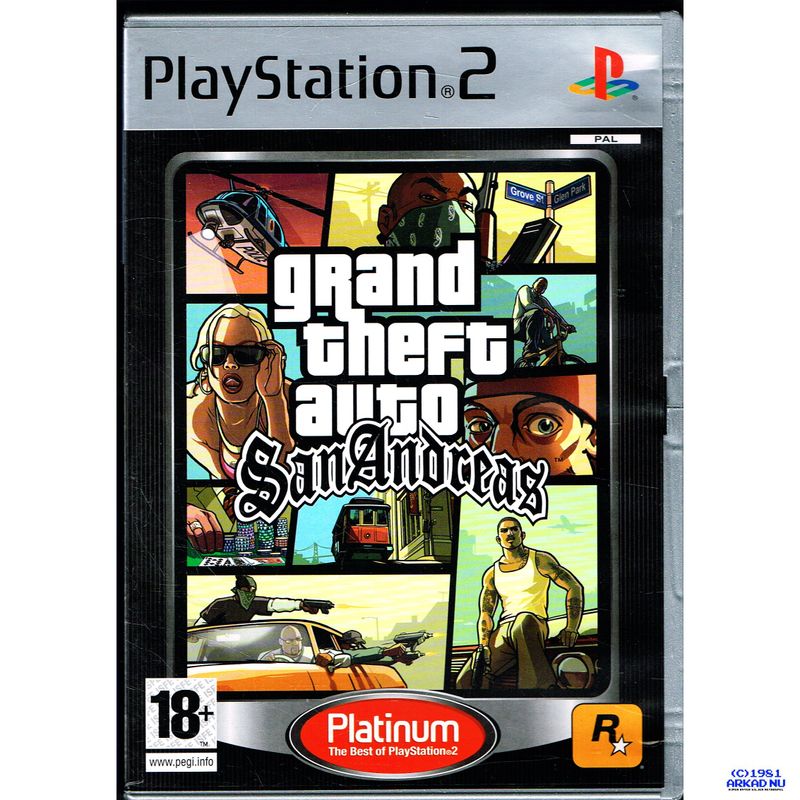 GRAND THEFT AUTO SAN ANDREAS PS2