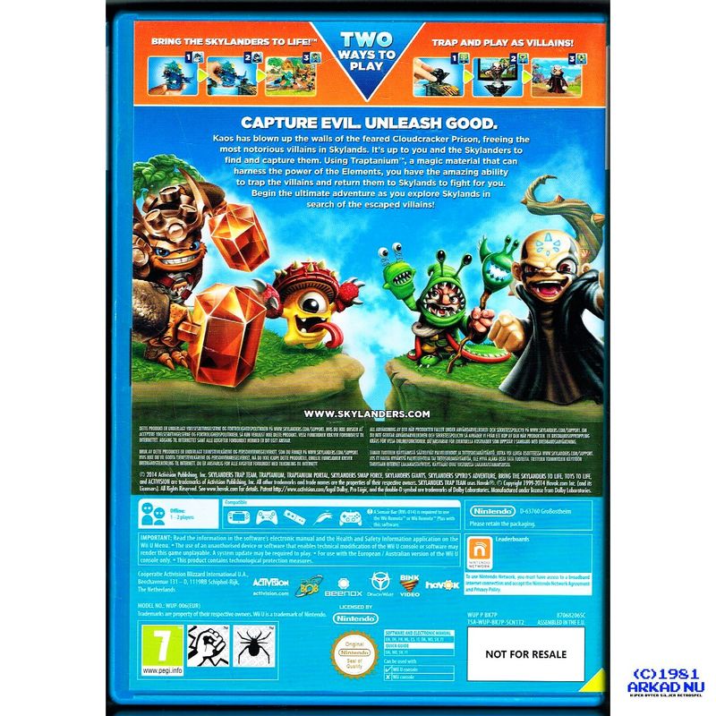 SKYLANDERS TRAP TEAM WII U