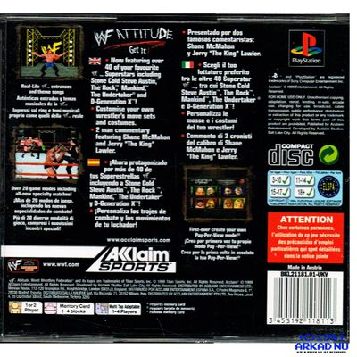 WWF ATTITUDE GET IT PS1