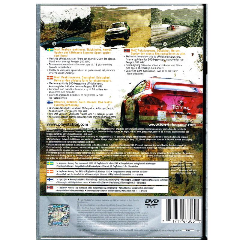 WRC 4 FIA WORLD RALLY CHAMPIONSHIP PS2