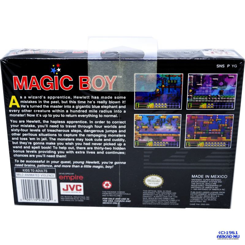 MAGIC BOY SNES USA