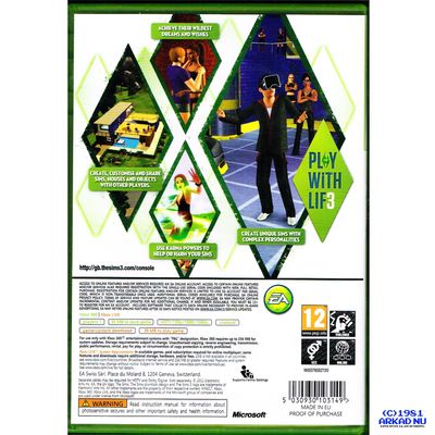 THE SIMS 3 XBOX 360