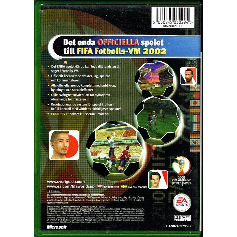 FIFA FOTBOLLS-VM 2002 XBOX