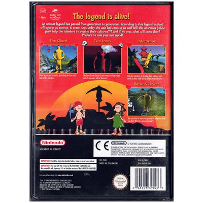 DOSHIN THE GIANT GAMECUBE NYTT INPLASTAD